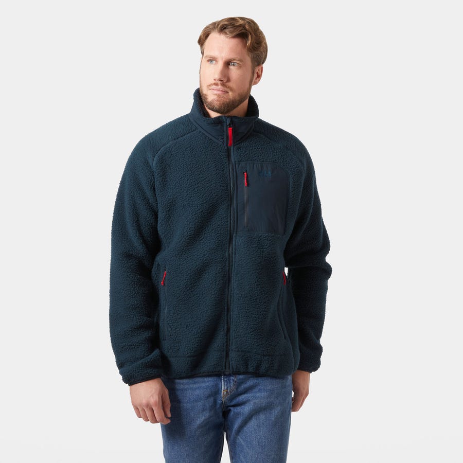 Men's Panorama Pile Fleece Block Jacket